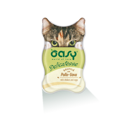 Oasy Delicatesse Souffle' Pollo Uova 85 g Vaschetta