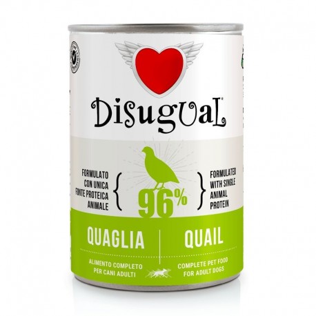 Disugual Monoproteico Quaglia 400 g