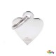 My Family Medaglietta Basic Cuore Piccolo in ottone cromato
