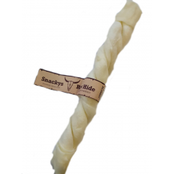 Snackys Raw Hide Treccia di Pelle Bovina