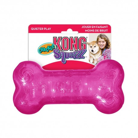 Kong Squeezz Crackle Bone Medium