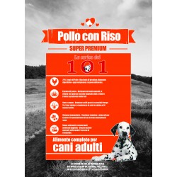 SuperPremium-101 Dog Adult Pollo e Riso 12 kg