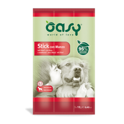Oasy Dog Stick Manzo 3x12 g
