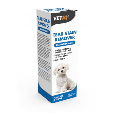 VetIQ Tear Stain Remover 100 ml (detergente oculare)