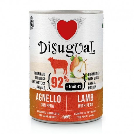 Disugual Fruit Agnello e Pera 400 g