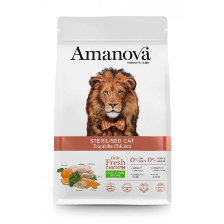 Amanova Sterilised Cat Exquisite Chicken 1,5 kg