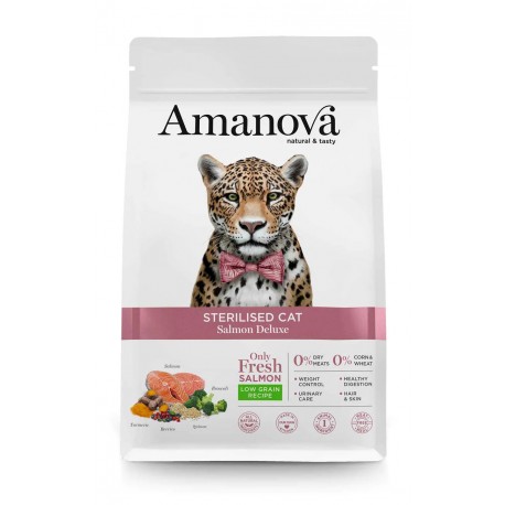 Amanova Sterilised Cat Salmon Delux 1,5 kg