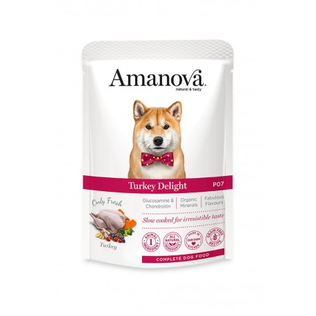 Amanova Dog Pouch Delight Turkey 100 g (P07)