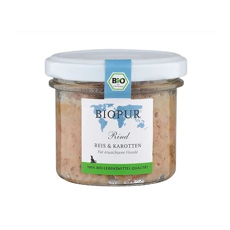 Biopur Cane Adulto Manzo Riso e Carote 100 g