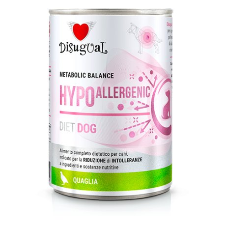 Disugual Dog Hypoallergenic Quaglia 400 g