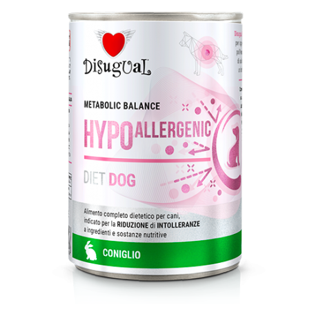 Disugual Dog Hypoallergenic Coniglio 400 g