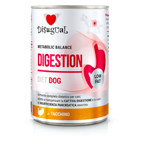 Disugual Dog Digestion Low Fat Tacchino 400 g