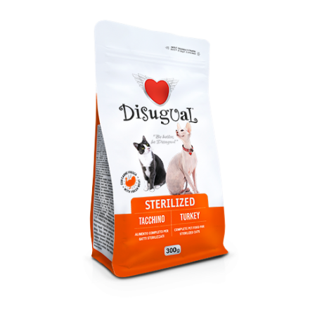 Disugual Cat Sterilized Tacchino 300 g