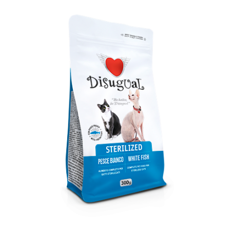 Disugual Cat Sterilized Pesce Bianco 300 g