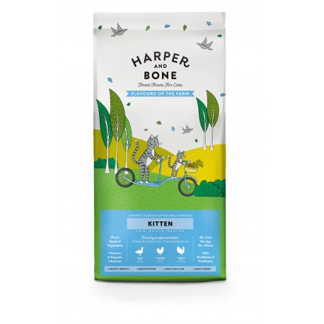 HARPER AND BONE Cat Kitten Flavours Farm 2 kg