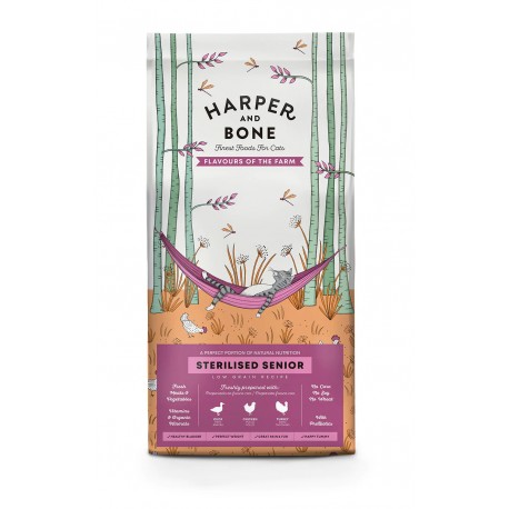 HARPER AND BONE Cat Senior Sterilised Flavours of the Farm 2 kg