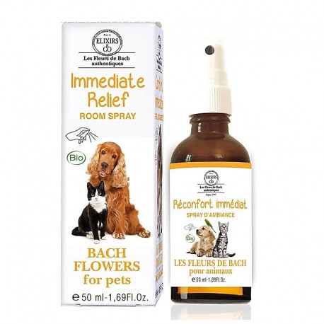 ELIXIRS & CO Fiori di Bach per Animali Domestici Spray Ambientale Riequilibrante 50 ml