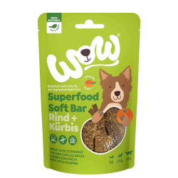 WOW Soft Bar Manzo con Zucca 150 g