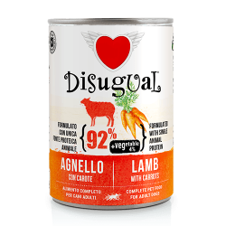 Disugual Vegetable Agnello con Carote 400 g