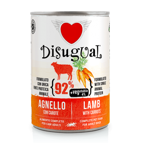 Disugual Vegetable Agnello con Carote 400 g