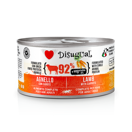 Disugual Vegetable Agnello con Carote 150 g