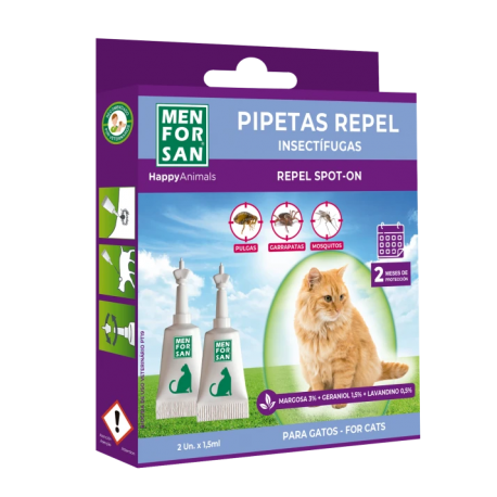 Menforsan Fialette Antiparassitarie per Gatti 2 pz