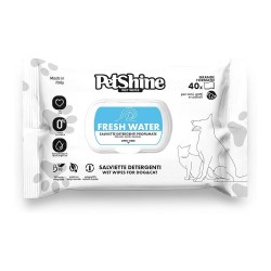 PetShine Salviette Fresh Water 40 pz