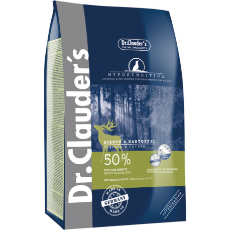 Dr.Clauder's Hyposensitive Cervo e Patate 3,5 kg